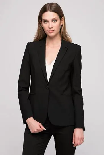 Tek Düğmeli Blazer Ceket
